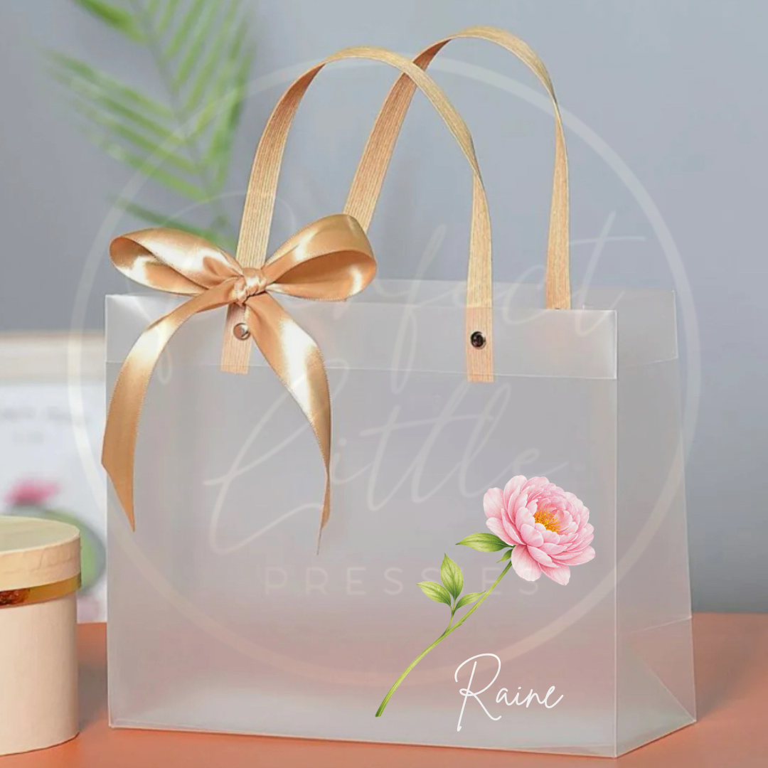 Frosted Gift Bag - Floral Designs