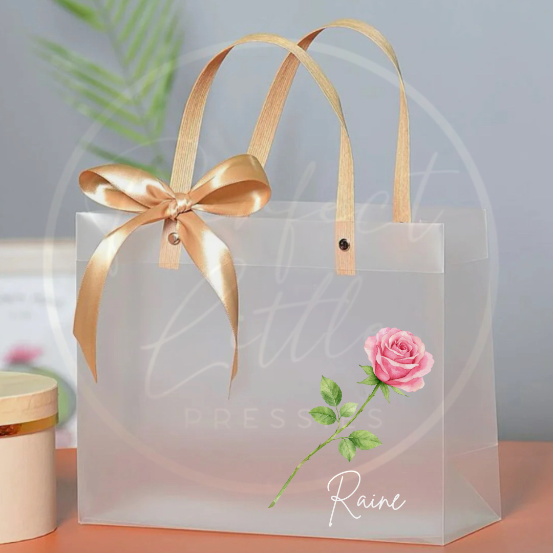 Frosted Gift Bag - Floral Designs