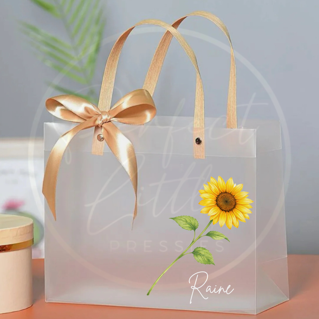 Frosted Gift Bag - Floral Designs