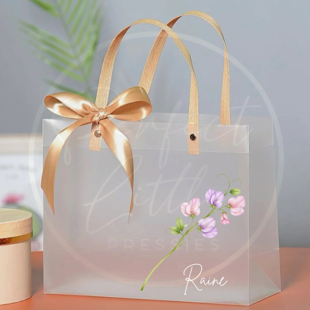 Frosted Gift Bag - Floral Designs
