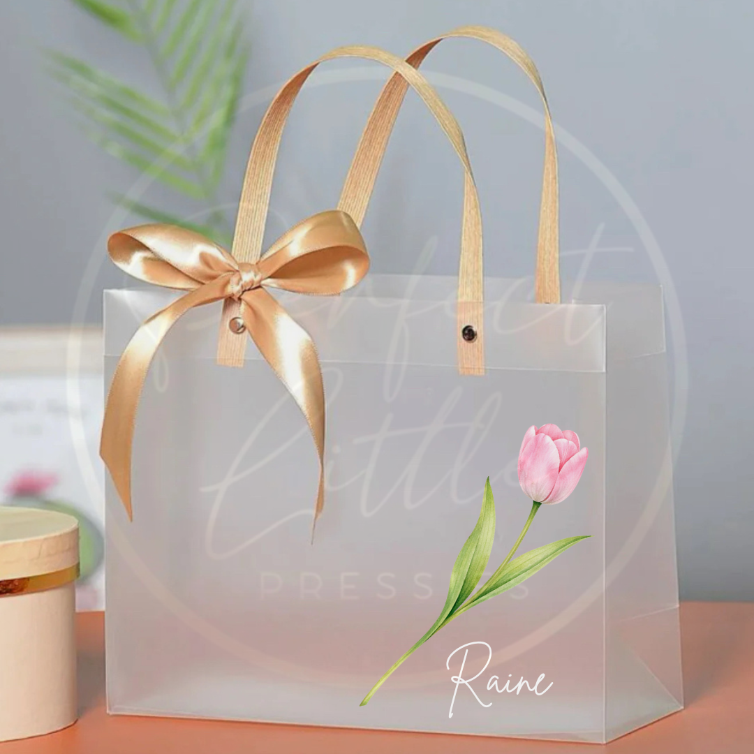 Frosted Gift Bag - Floral Designs