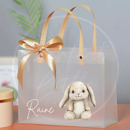 Frosted Gift Bag - Soft Animal Designs