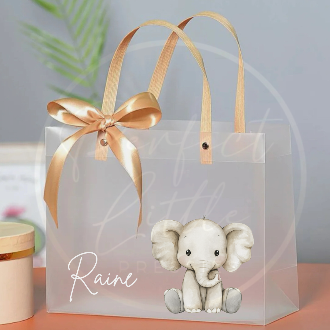 Frosted Gift Bag - Soft Animal Designs