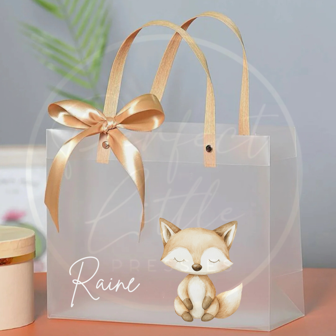 Frosted Gift Bag - Soft Animal Designs