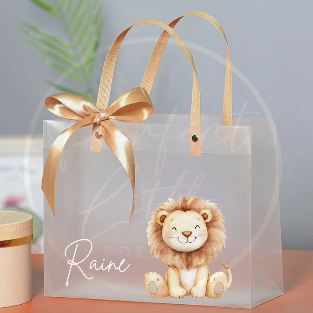 Frosted Gift Bag - Soft Animal Designs