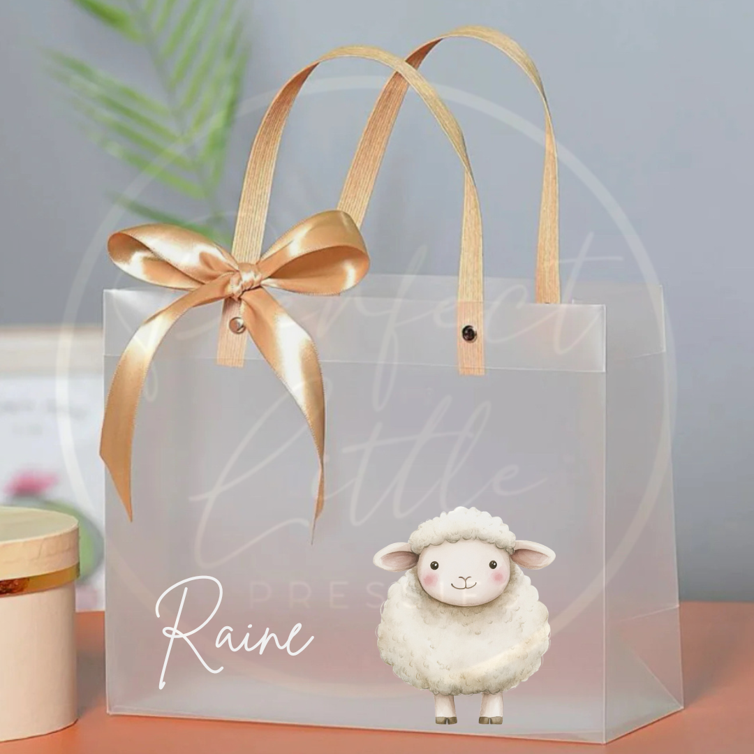 Frosted Gift Bag - Soft Animal Designs