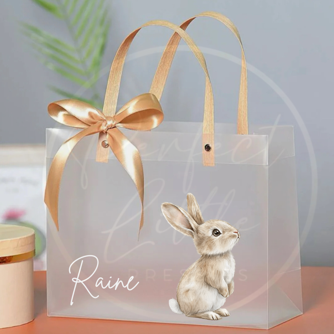 Frosted Gift Bag - Soft Animal Designs