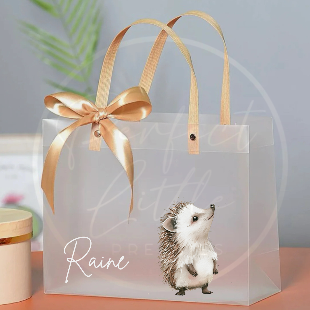 Frosted Gift Bag - Soft Animal Designs