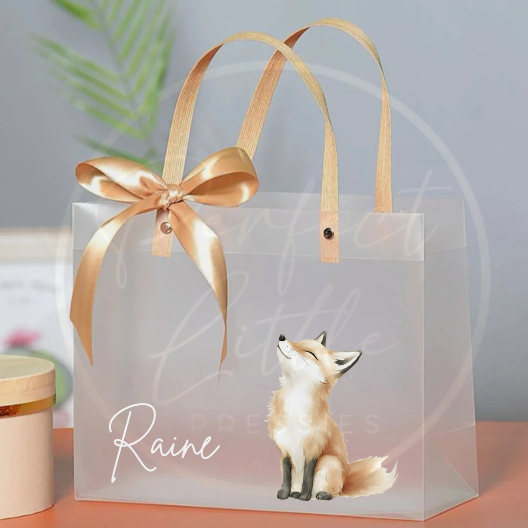 Frosted Gift Bag - Soft Animal Designs