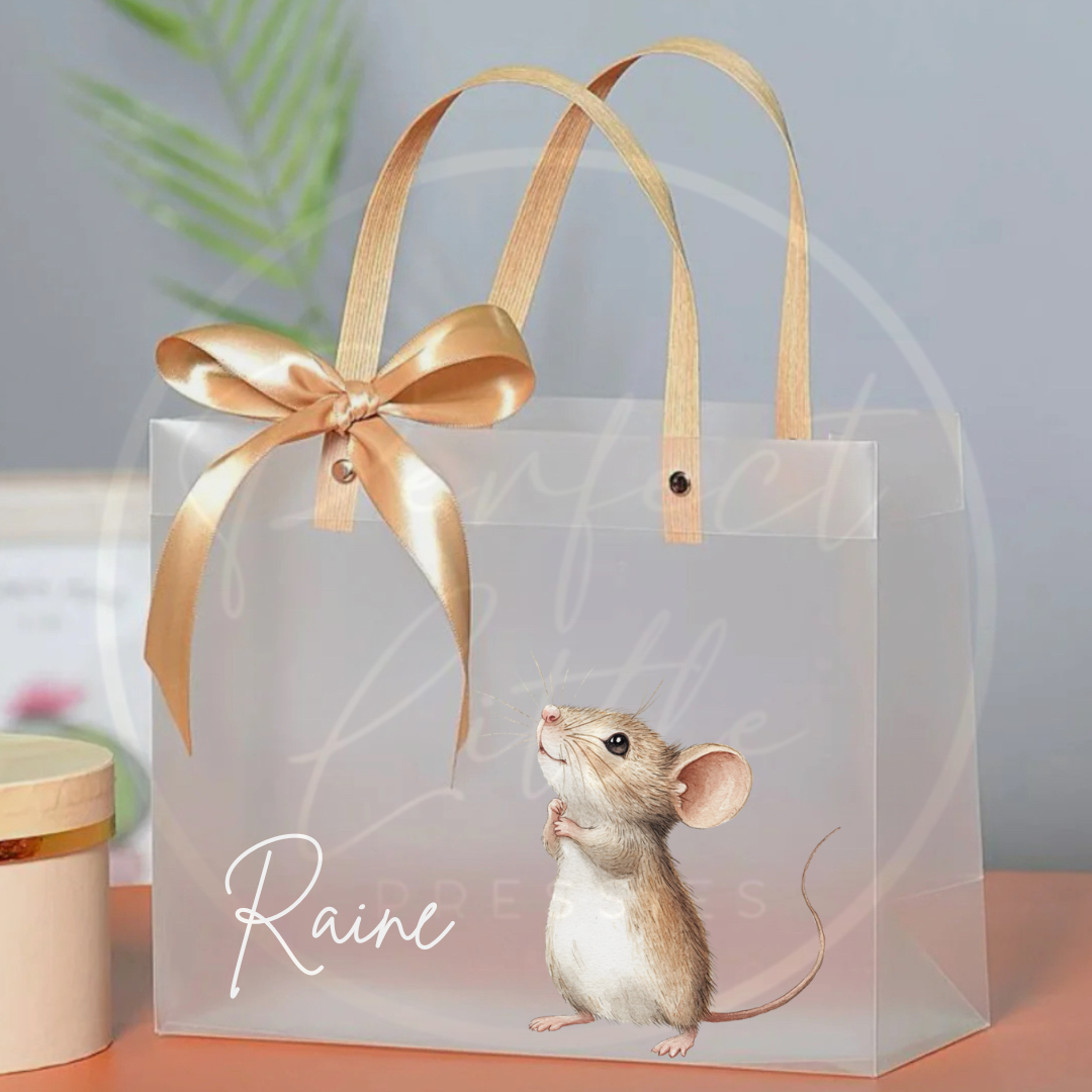 Frosted Gift Bag - Soft Animal Designs
