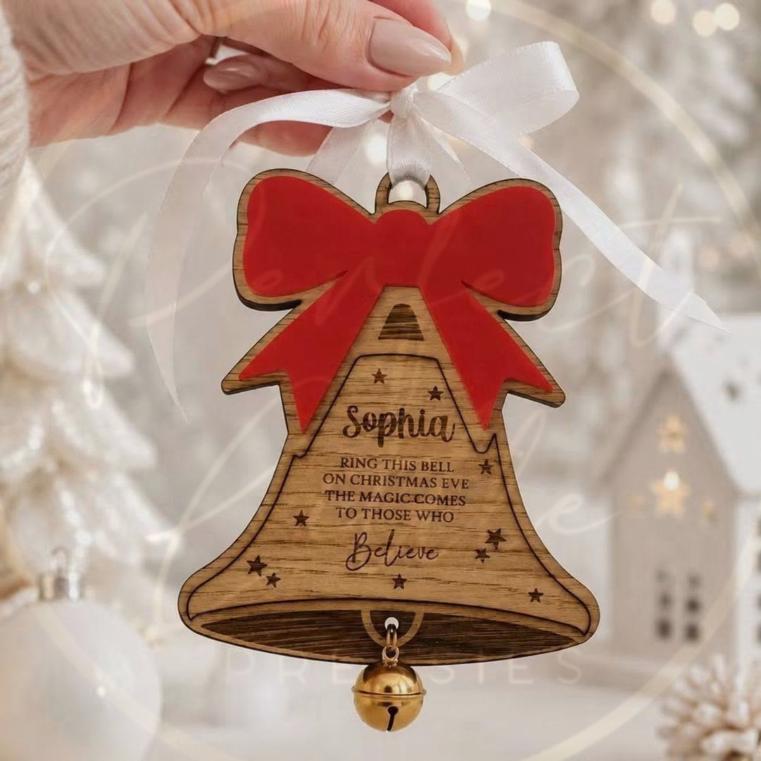 Christmas - Believe Bell Bauble