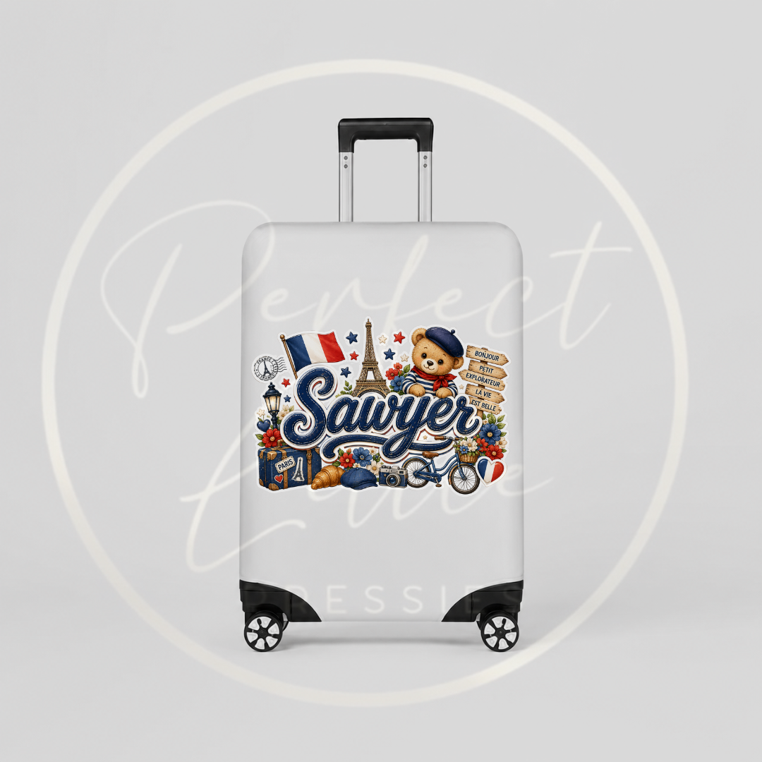 Suitcase Cover - Little France Bear
