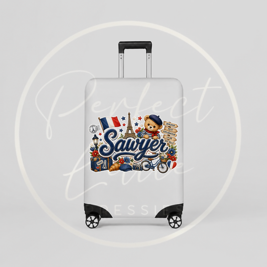 Suitcase Cover - Little France Bear