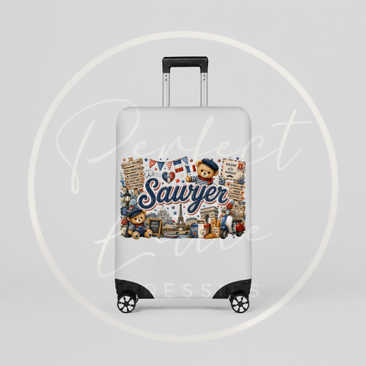 Suitcase Cover - Little France Bear