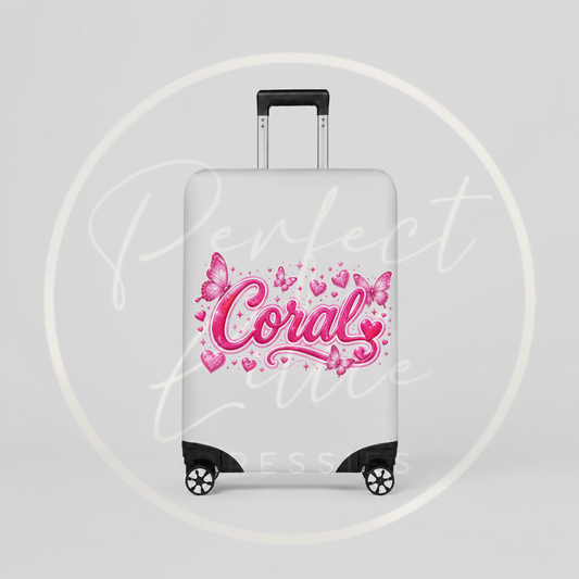 Suitcase Cover - Pink Sparkle