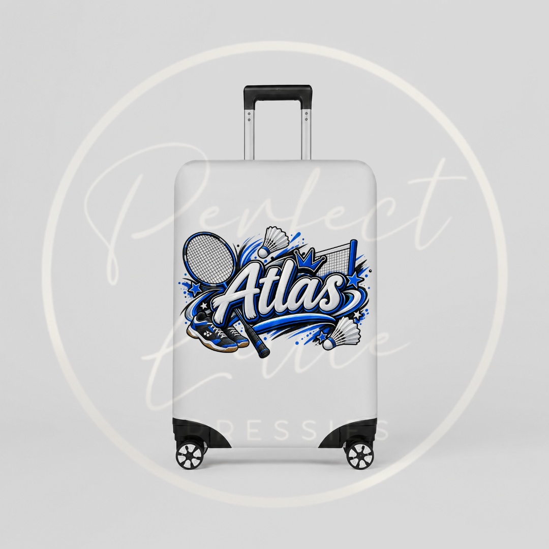 Suitcase Cover - Badminton