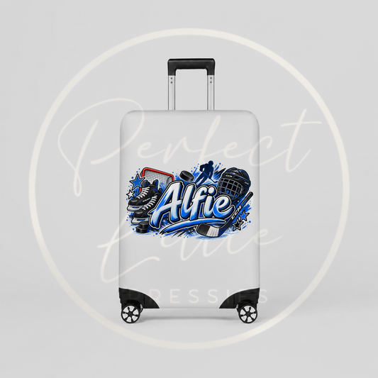 Suitcase Cover - Ice Hockey