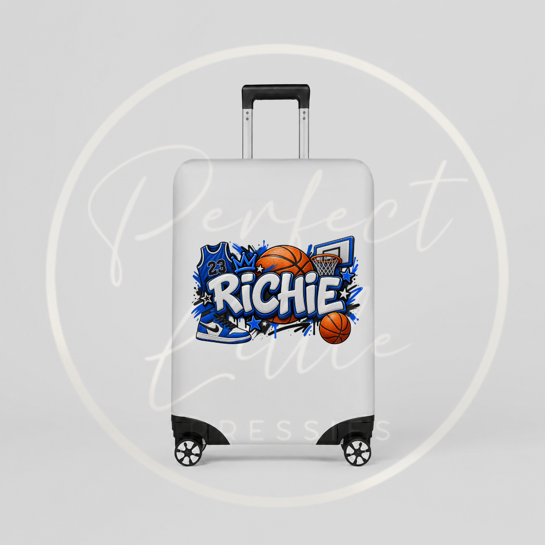 Suitcase Cover - Basketball