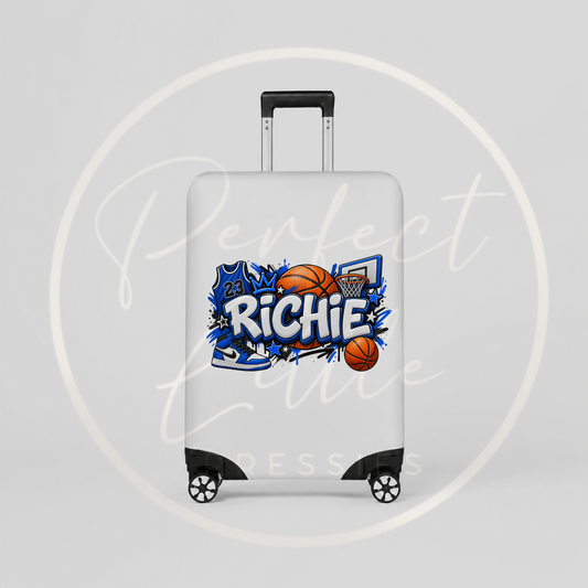 Suitcase Cover - Basketball