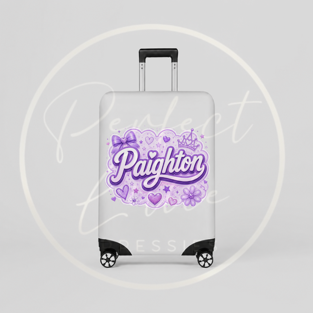Suitcase Cover - Purple Girls General Theme