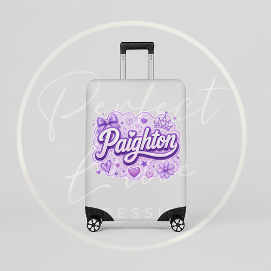 Suitcase Cover - Purple Girls General Theme