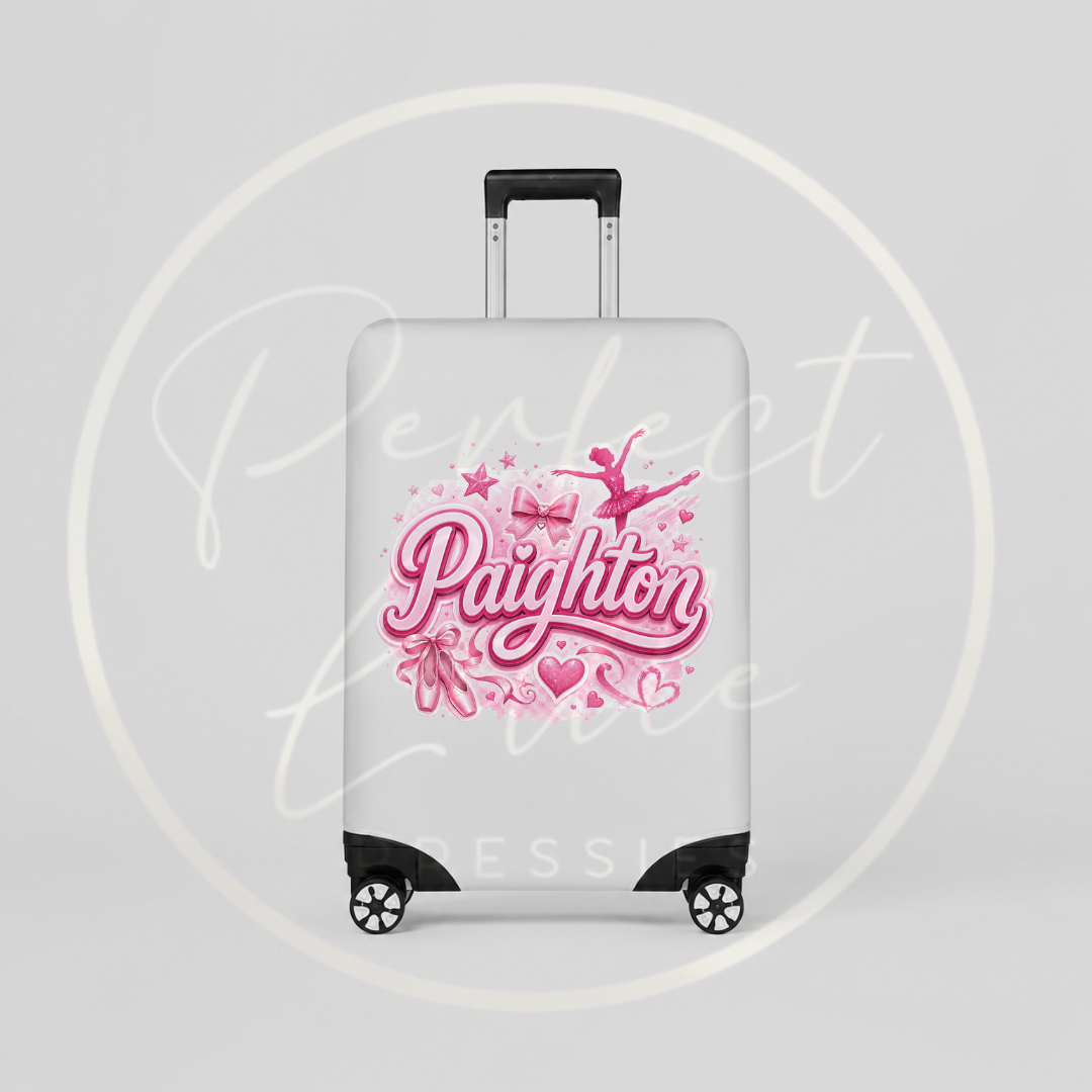 Suitcase Cover - Pink Dancer General Theme