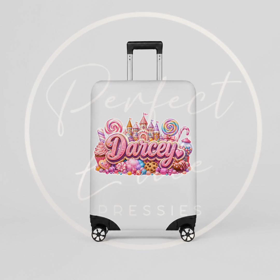 Suitcase Cover - Candy Wonderland