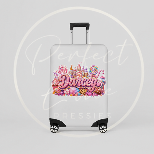 Suitcase Cover - Candy Wonderland