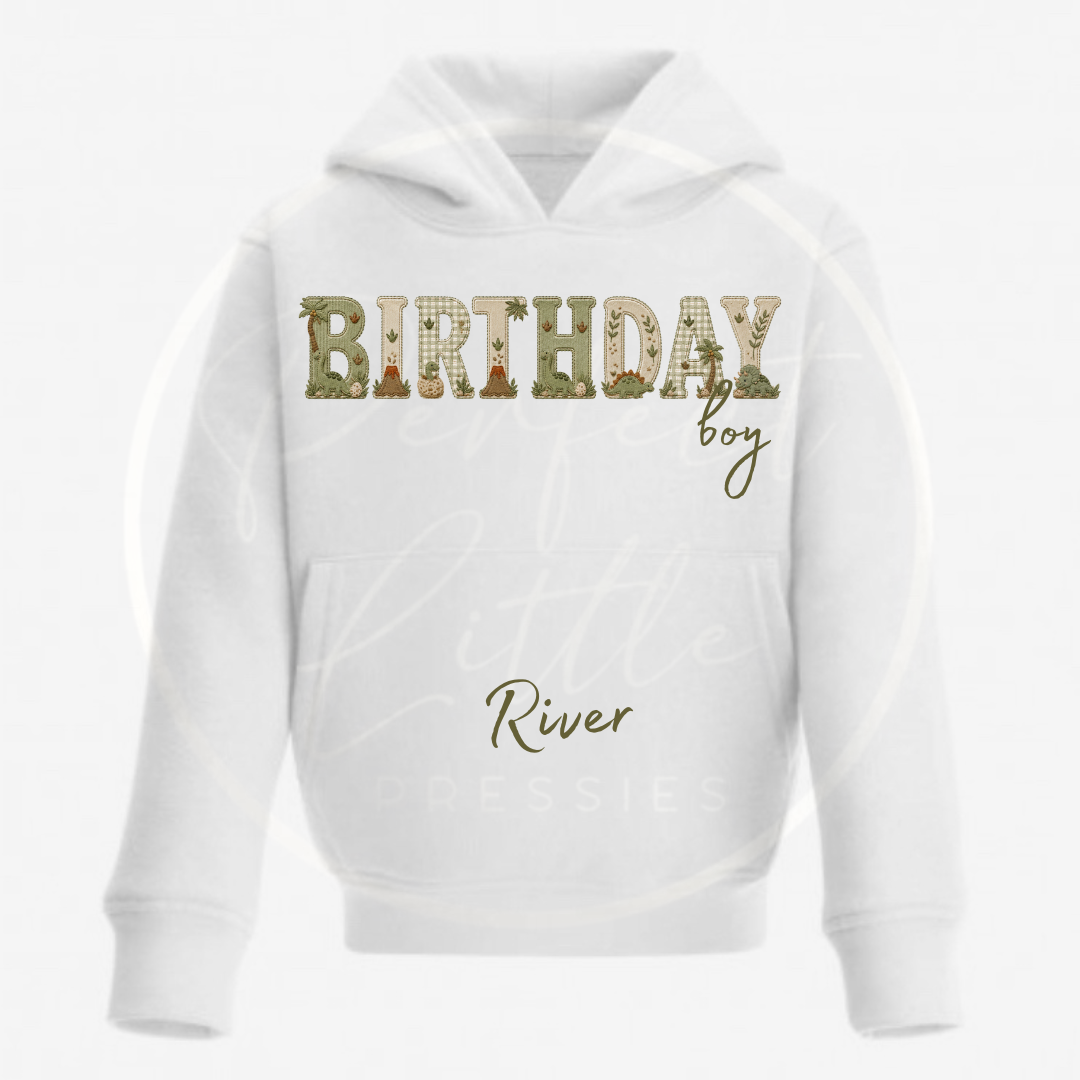 Kids Hoodie - Dinosaur Birthday