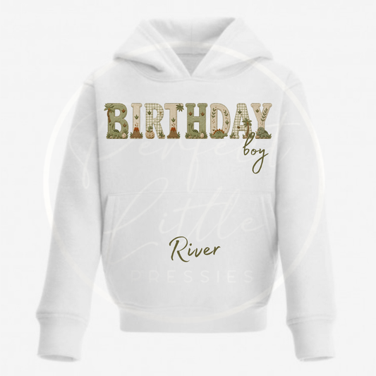 Kids Hoodie - Dinosaur Birthday