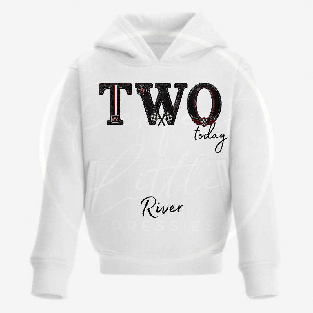 Kids Hoodie - Racer Birthday