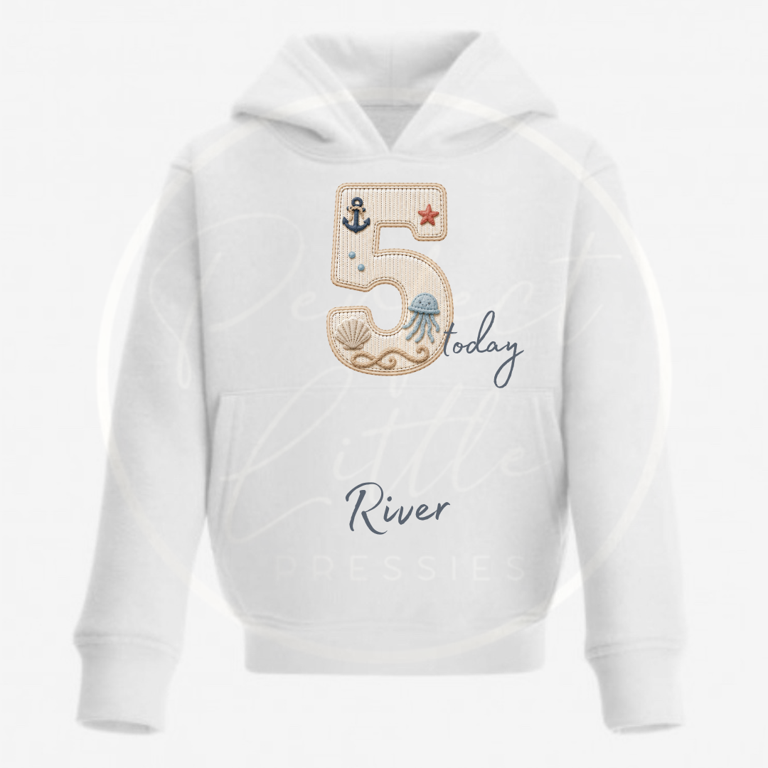 Kids Hoodie - Seaside Birthday