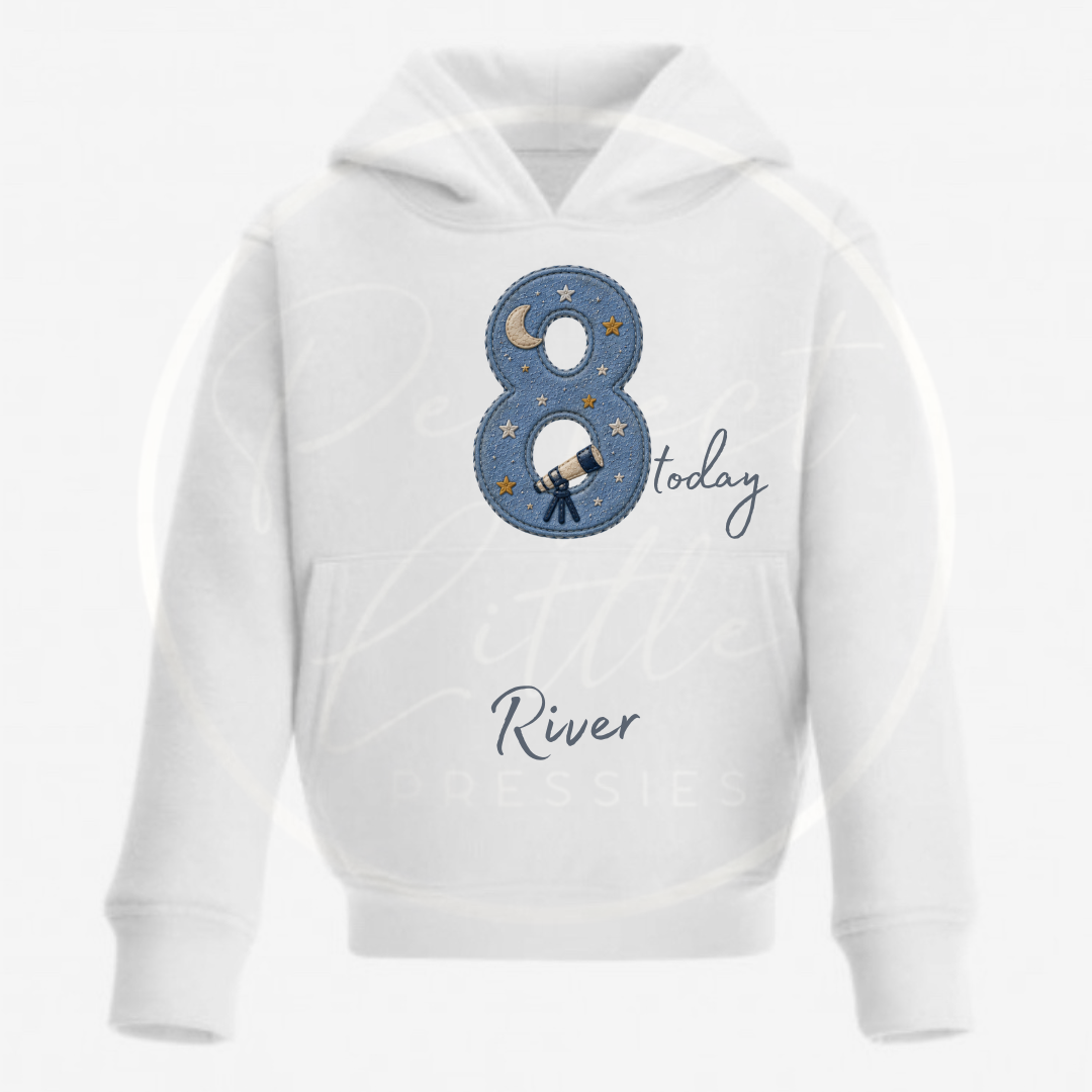 Kids Hoodie - Space Birthday