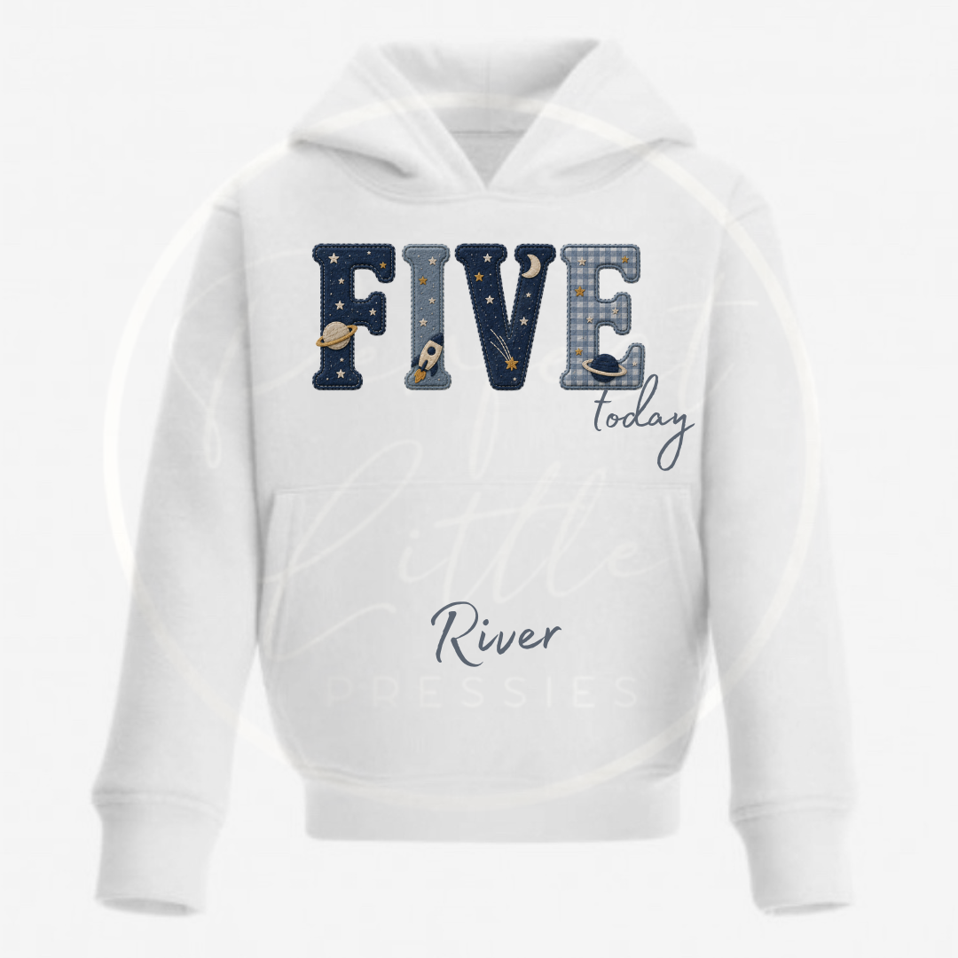 Kids Hoodie - Space Birthday