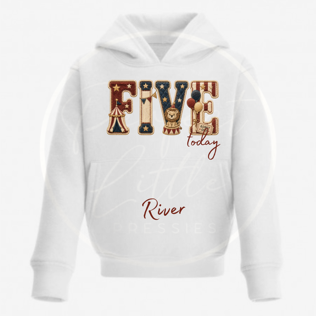 Kids Hoodie - Vintage Circus Birthday