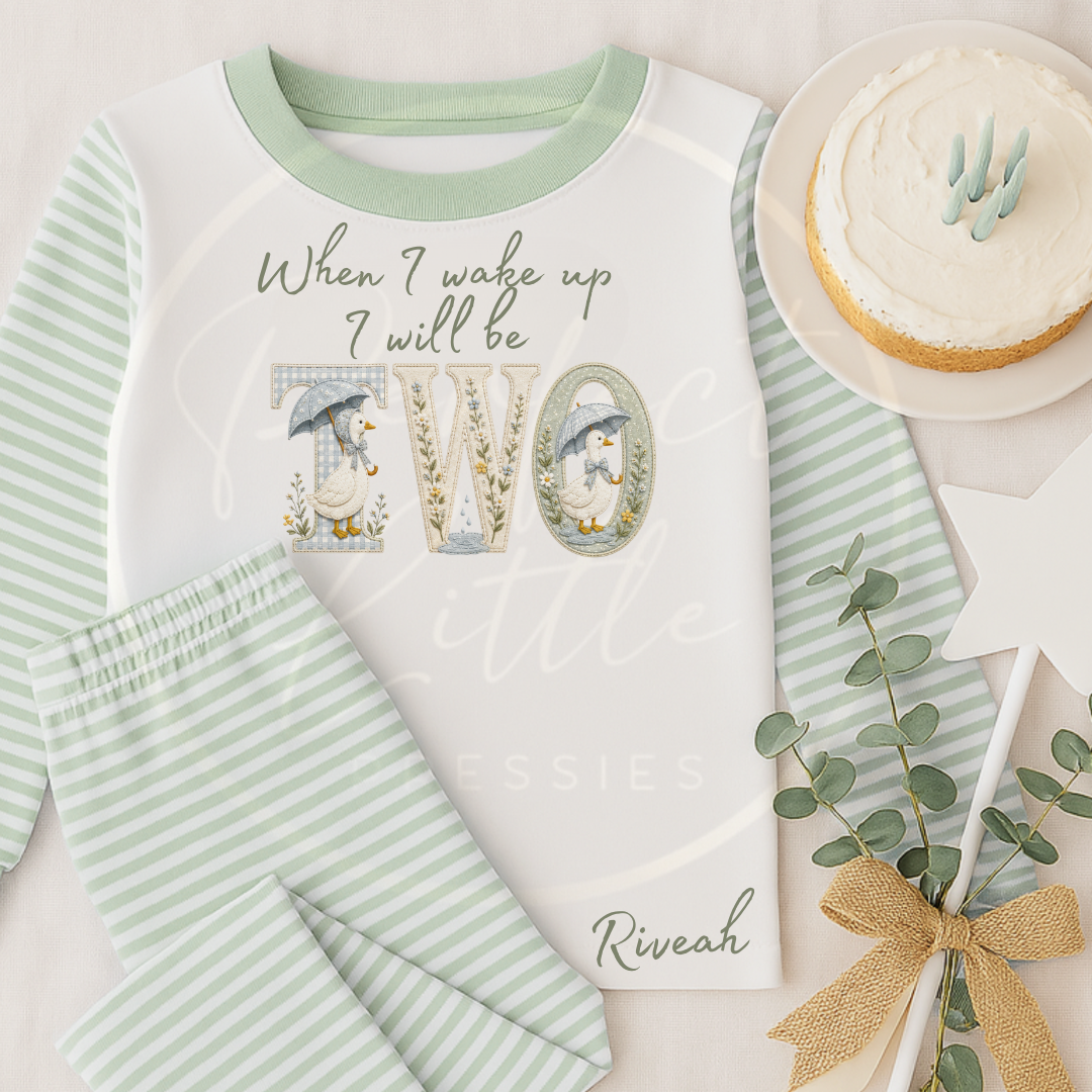 Kids Pyjamas - When I Wake Up Little Goose