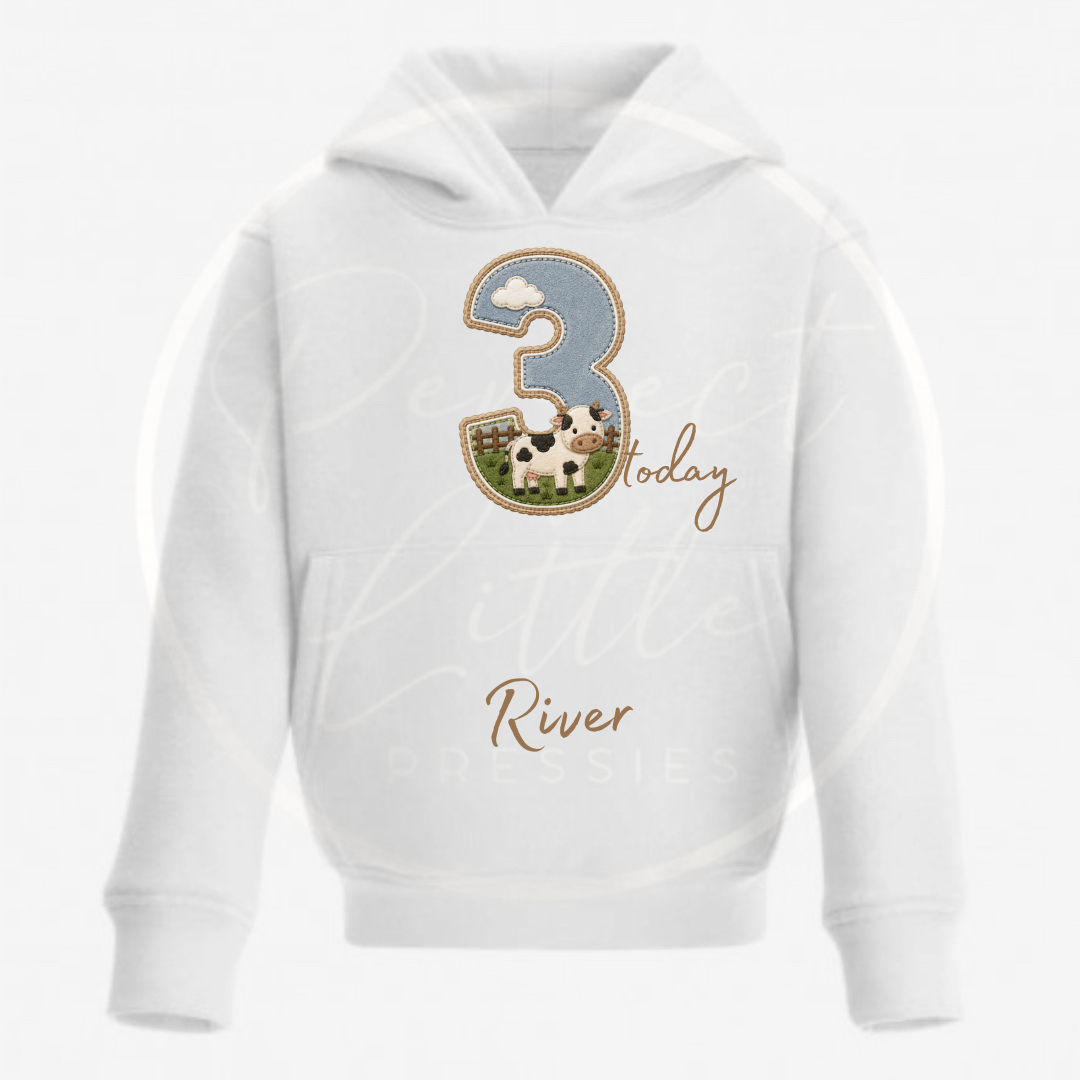 Kids Hoodie - Farm Yard Birthday