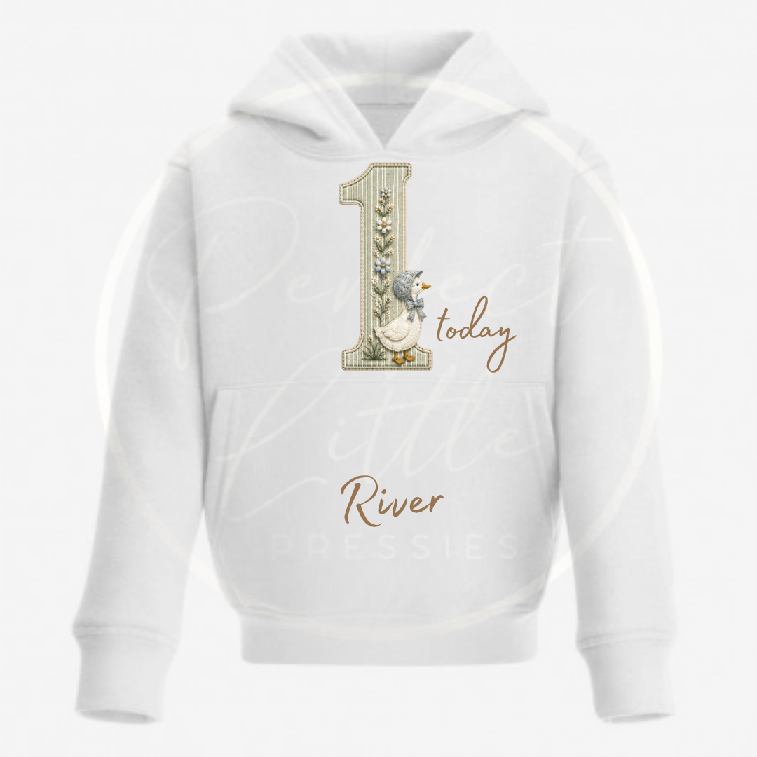 Kids Hoodie - Little Goose Birthday