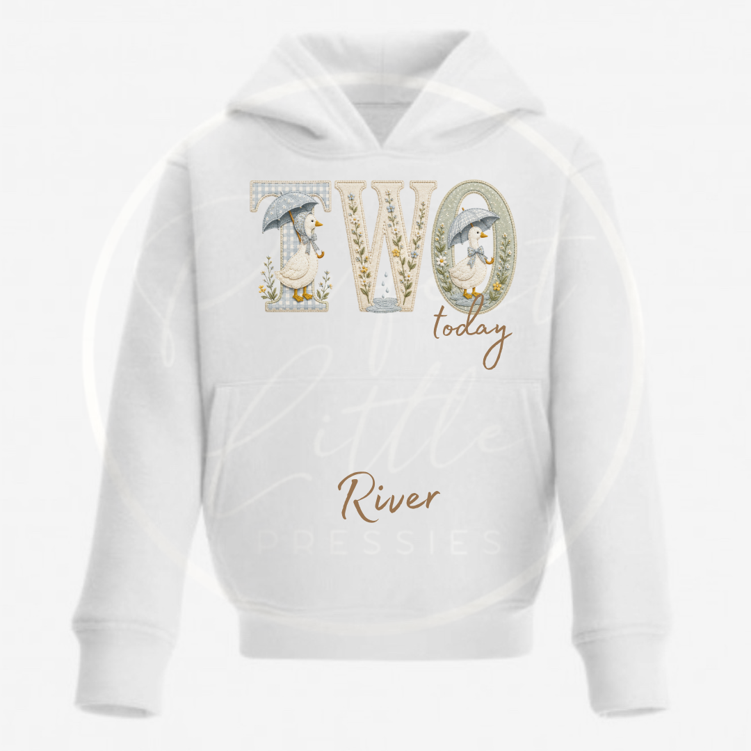 Kids Hoodie - Little Goose Birthday