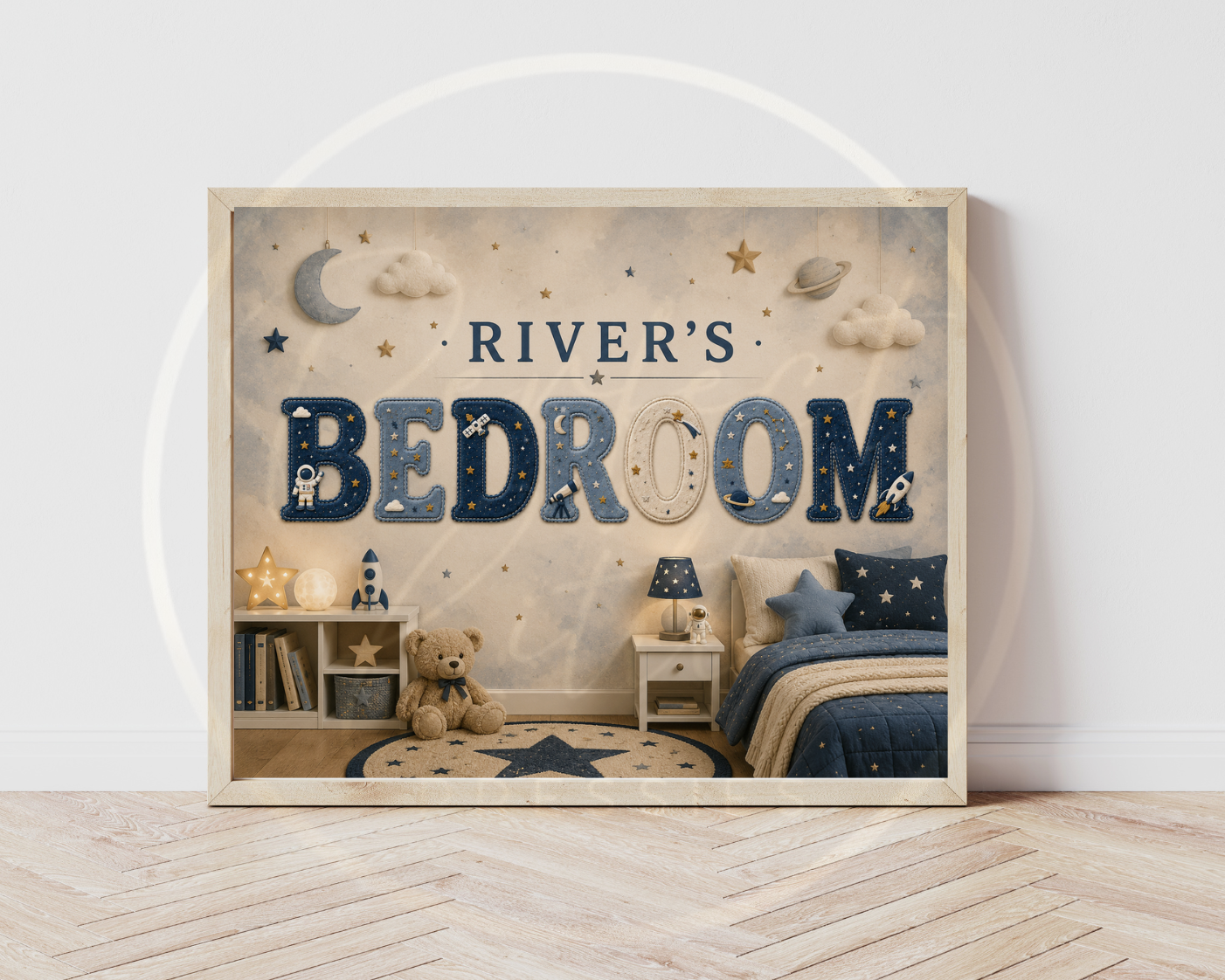 Custom Print - Space Name Bedroom