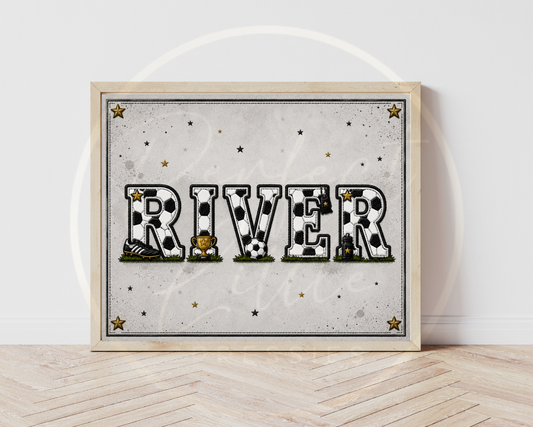 Custom Print - Football Name
