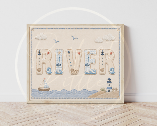 Custom Print - Seaside Name