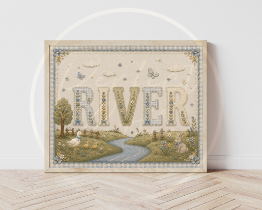 Custom Print - Little Goose Name