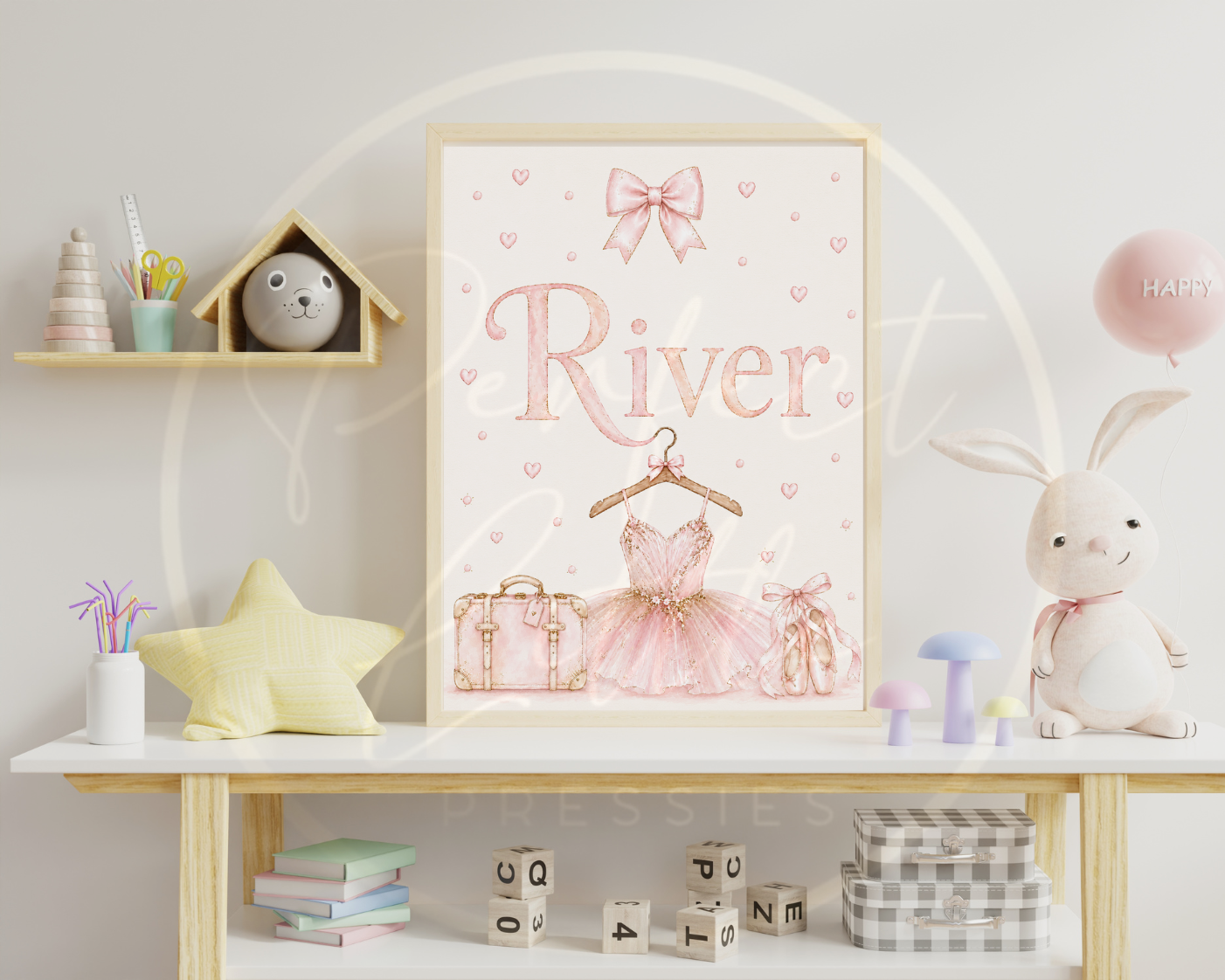 Custom Print - Ballerina Theme Name