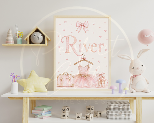Custom Print - Ballerina Theme Name