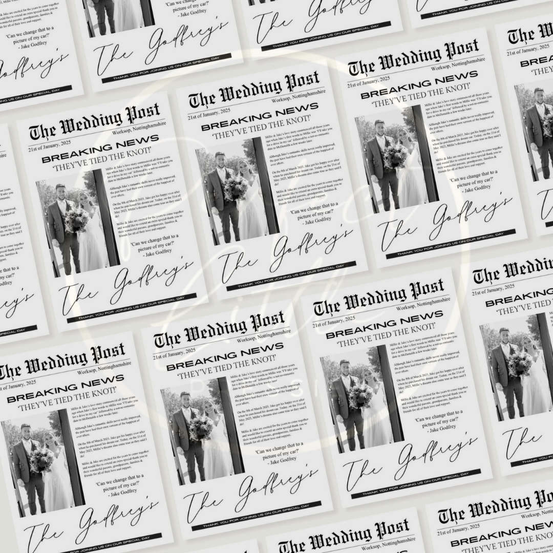 Custom Print - Occasion Newspaper