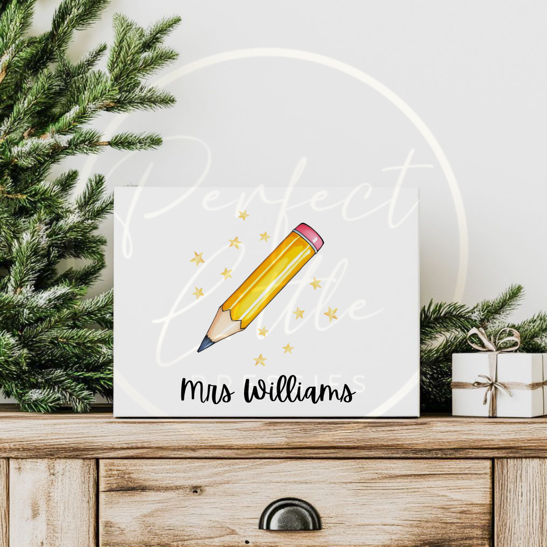Teacher - Cartoon Print Gift Box