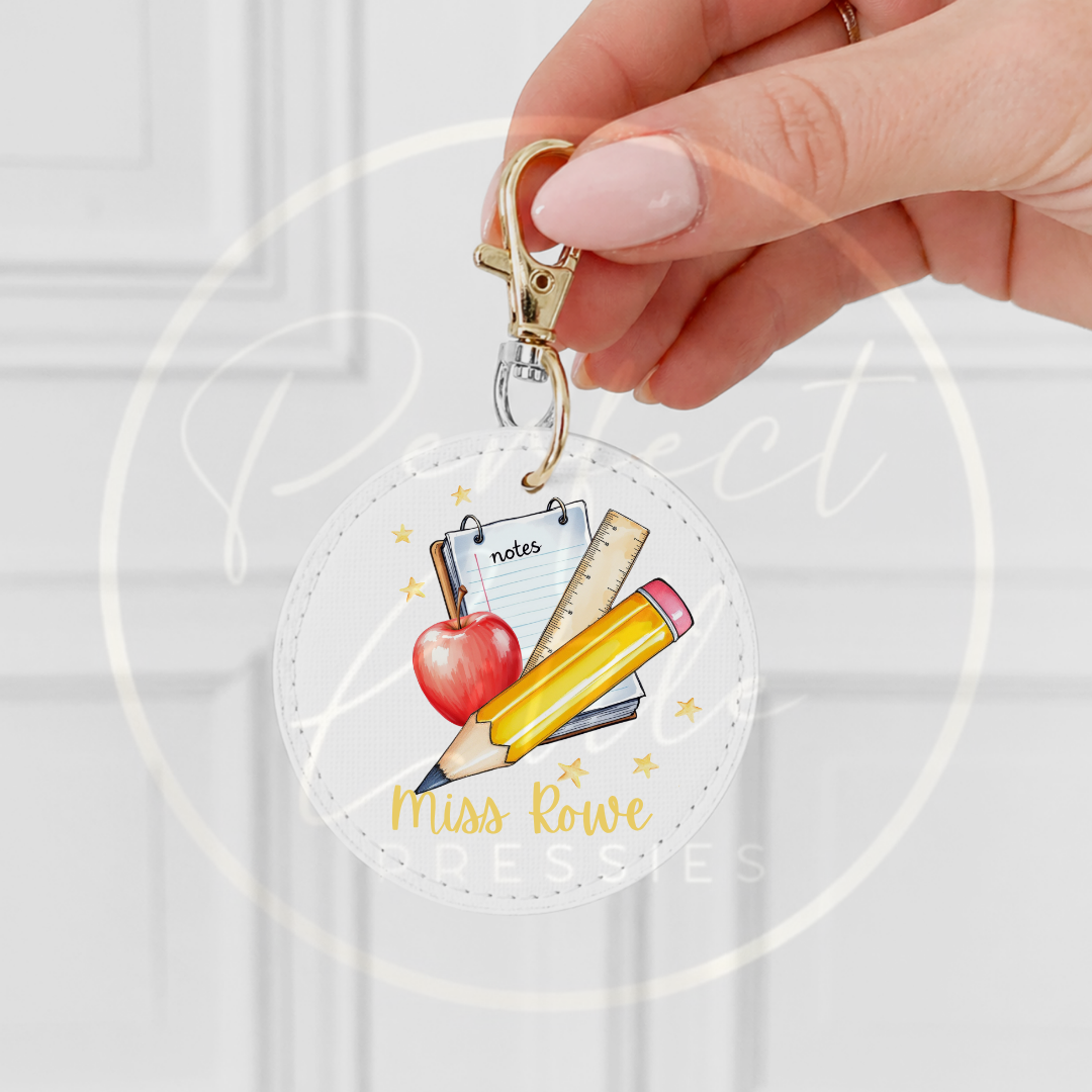 Keyring - Simple Pencil Boutique Teacher