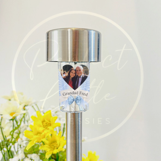 Memorial - Solar Light Picture Wings