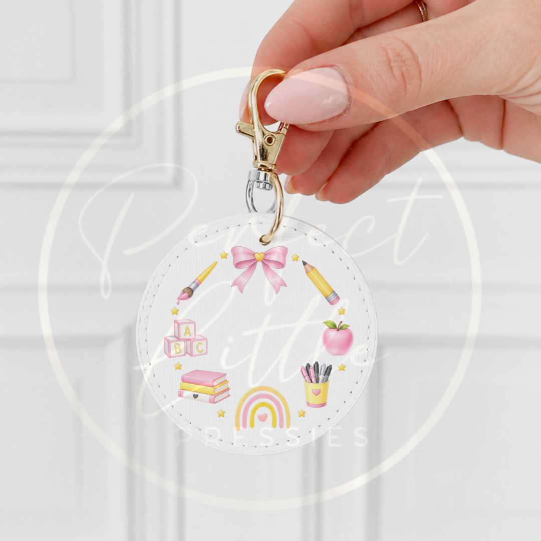 Keyring - Boutique Teacher Wreath